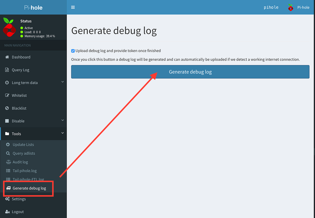 How Do I Debug My Pi Hole Installation Faqs Pi Hole Userspace