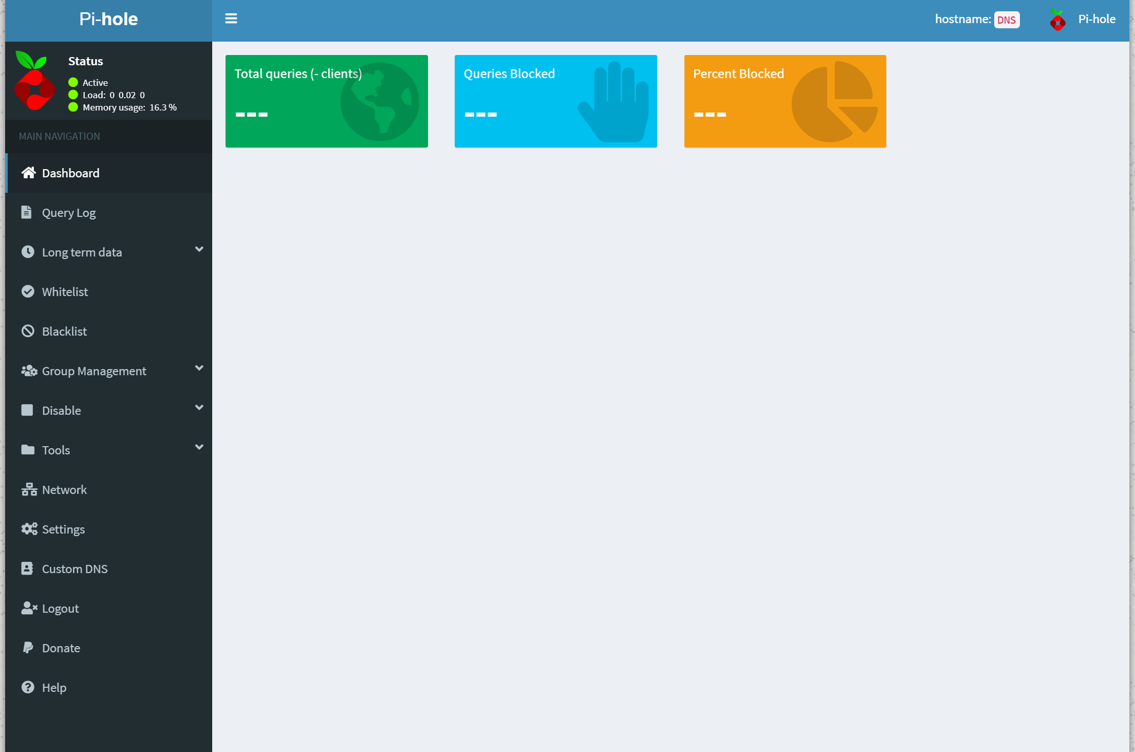 Dashboard UI Completely broken - Beta 5.0 - Pi-hole Userspace